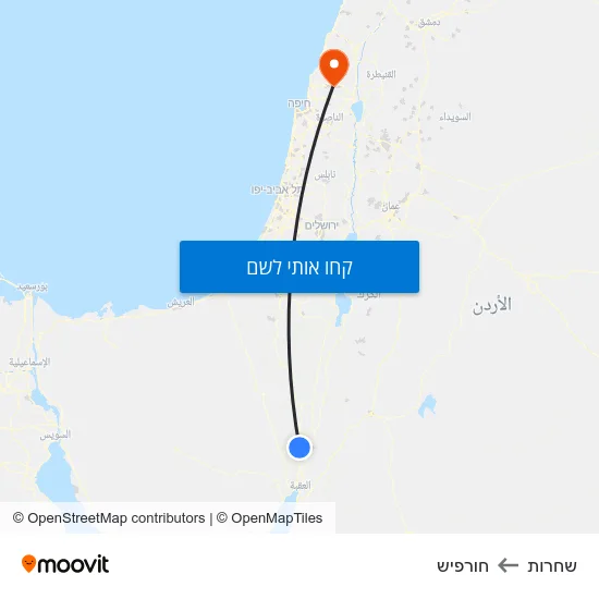 מפת שחרות לחורפיש