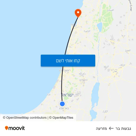 מפת גבעות בר למזרעה