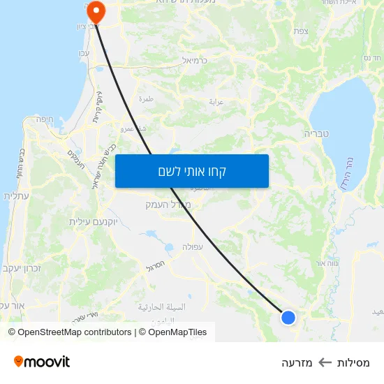מפת מסילות למזרעה