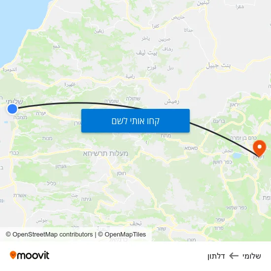 מפת שלומי לדלתון