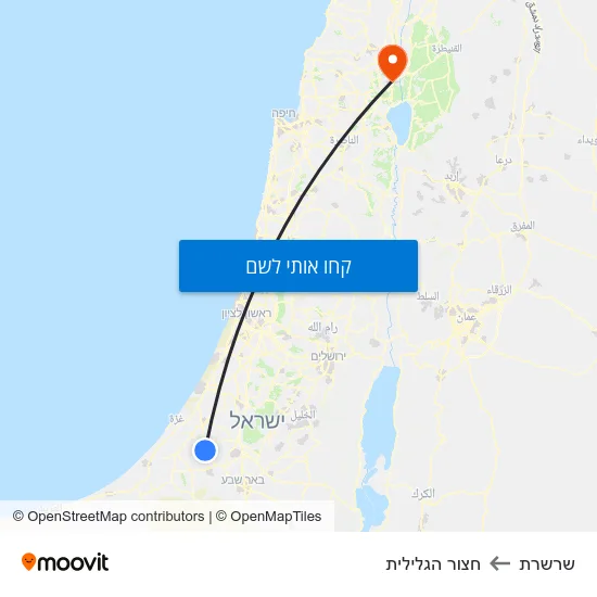מפת שרשרת לחצור הגלילית