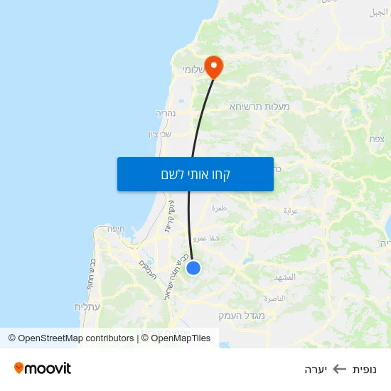 מפת נופית ליערה
