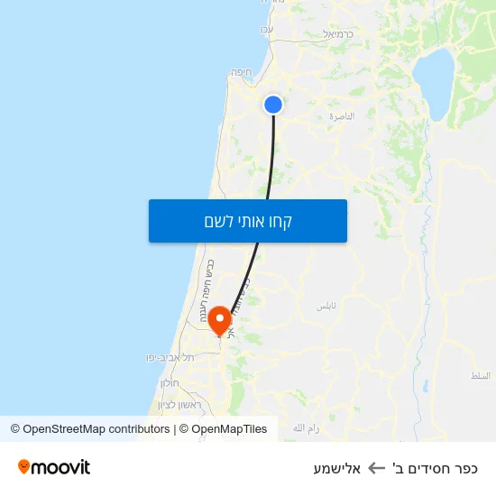 מפת כפר חסידים ב' לאלישמע