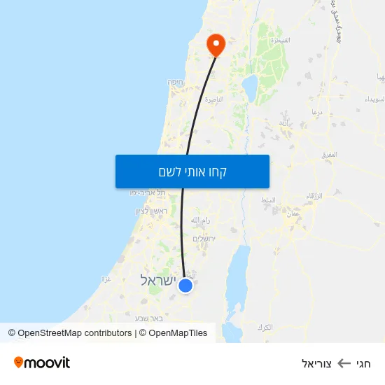 מפת חגי לצוריאל