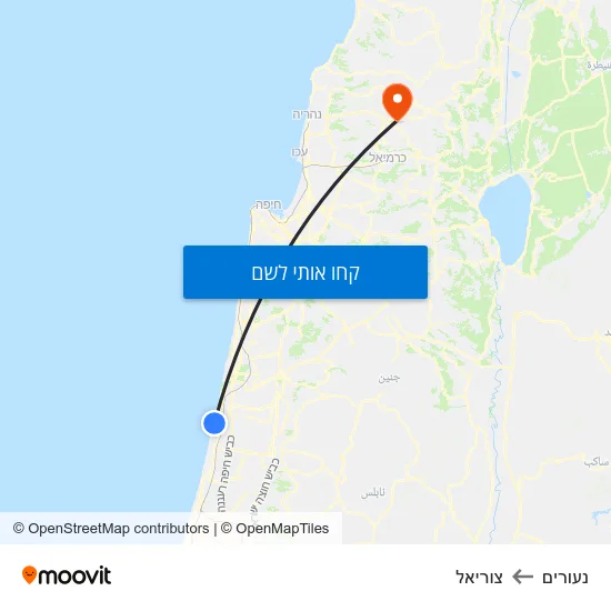מפת נעורים לצוריאל