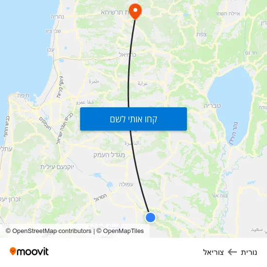 מפת נורית לצוריאל