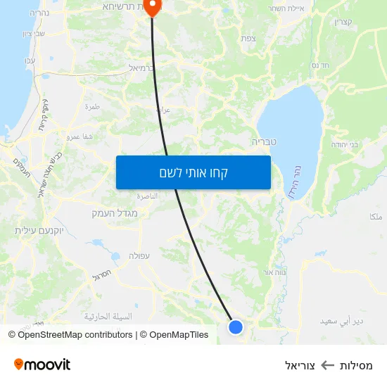 מפת מסילות לצוריאל