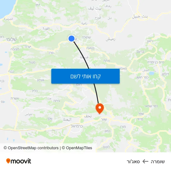 מפת שומרה לסאג'ור