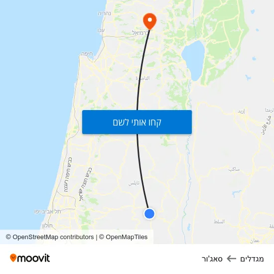 מפת מגדלים לסאג'ור