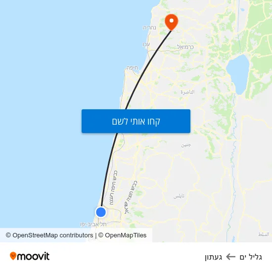 מפת גליל ים לגעתון