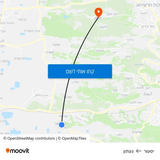 מפת יסעור לגעתון