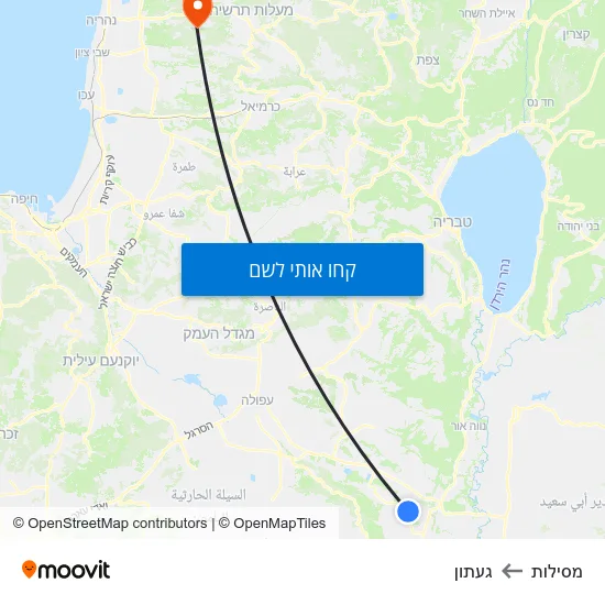 מפת מסילות לגעתון