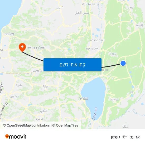 מפת אניעם לגעתון