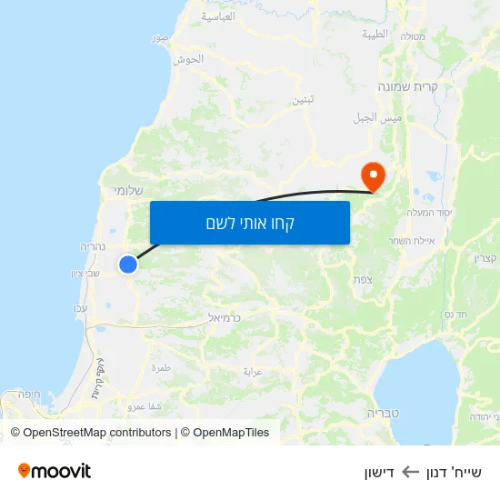 מפת שייח' דנון לדישון