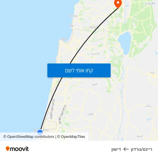 מפת ריינס/גורדון לדישון