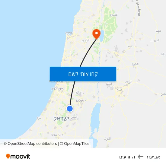 מפת אביעזר להזורעים