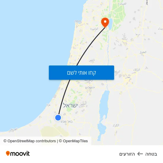 מפת בטחה להזורעים