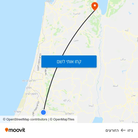 מפת גיזו להזורעים