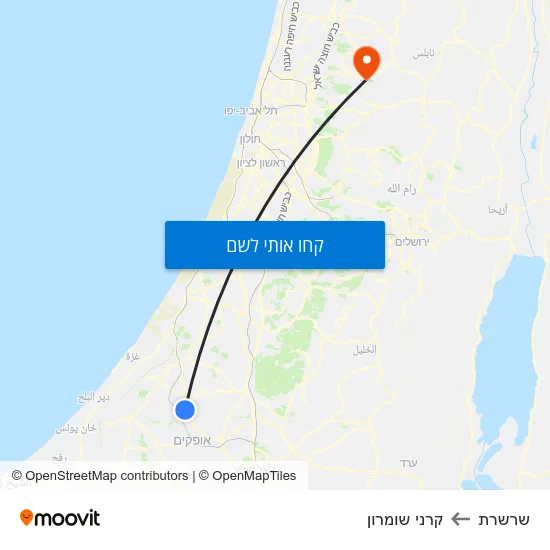 מפת שרשרת לקרני שומרון