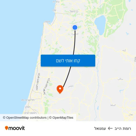 מפת רומת הייב לעמנואל
