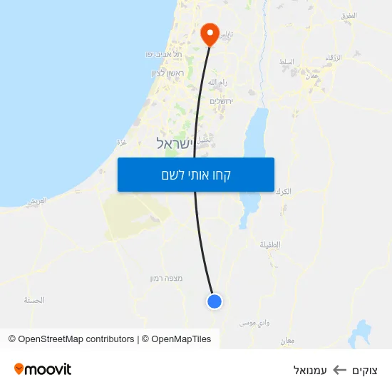 מפת צוקים לעמנואל