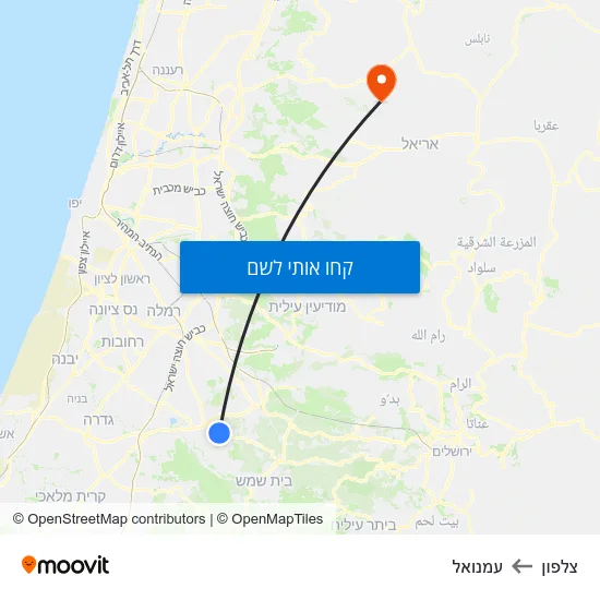 מפת צלפון לעמנואל