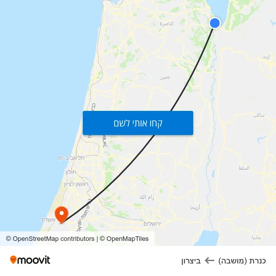 מפת כנרת (מושבה) לביצרון