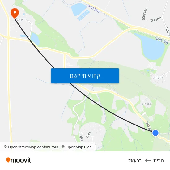 מפת נורית ליזרעאל