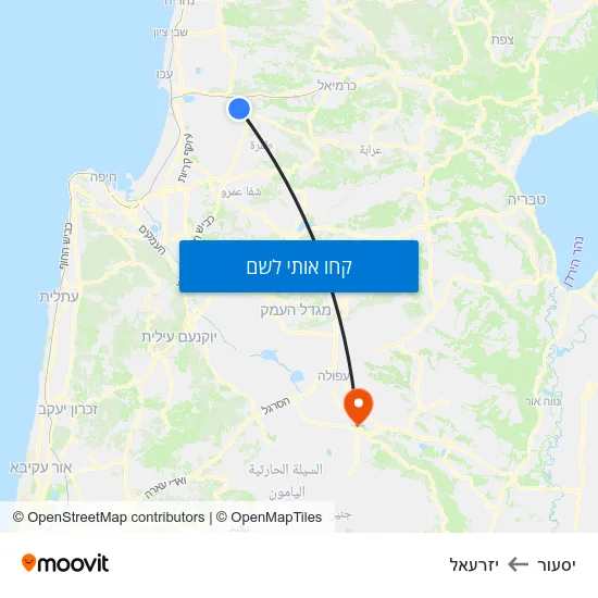 מפת יסעור ליזרעאל