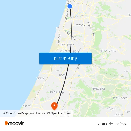 מפת גליל ים לרווחה