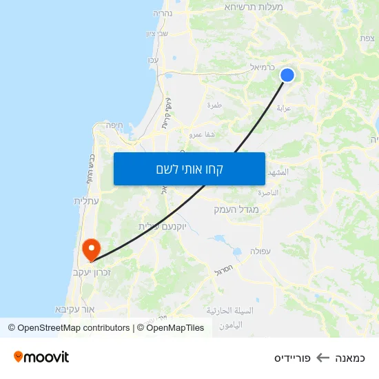 מפת כמאנה לפוריידיס