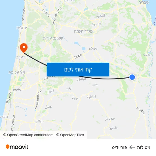 מפת מסילות לפוריידיס