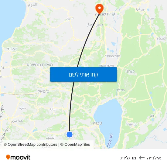 מפת אילנייה למרגליות