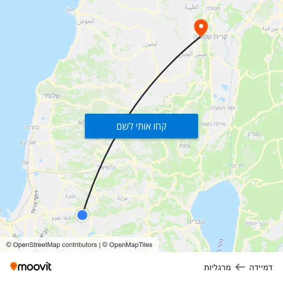 מפת דמיידה למרגליות