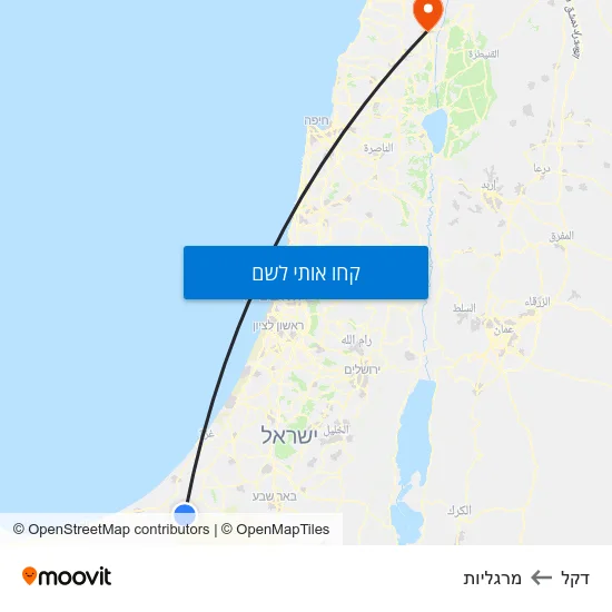 מפת דקל למרגליות