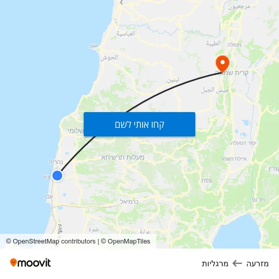 מפת מזרעה למרגליות