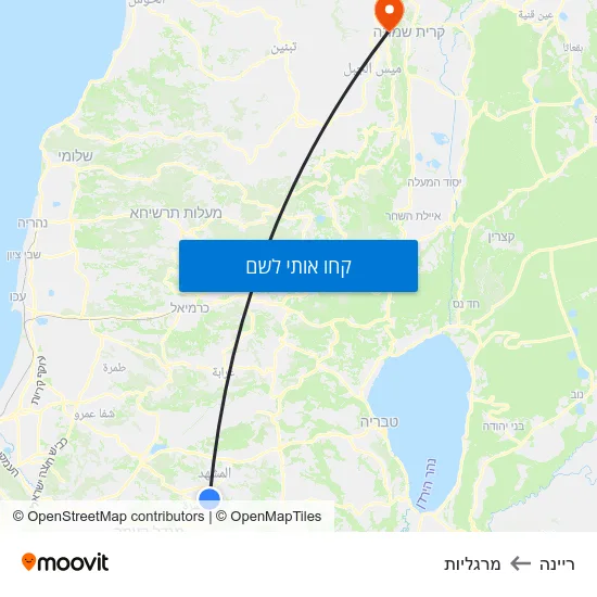 מפת ריינה למרגליות