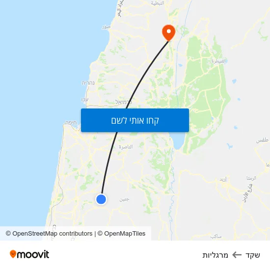 מפת שקד למרגליות