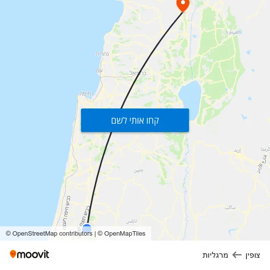 מפת צופין למרגליות
