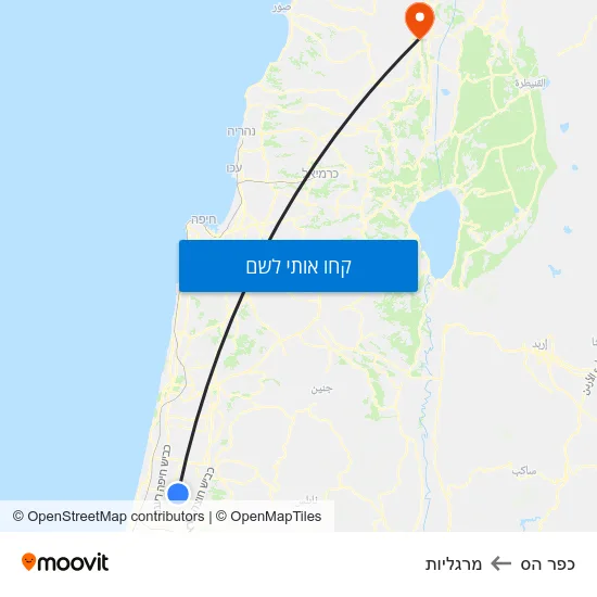 מפת כפר הס למרגליות