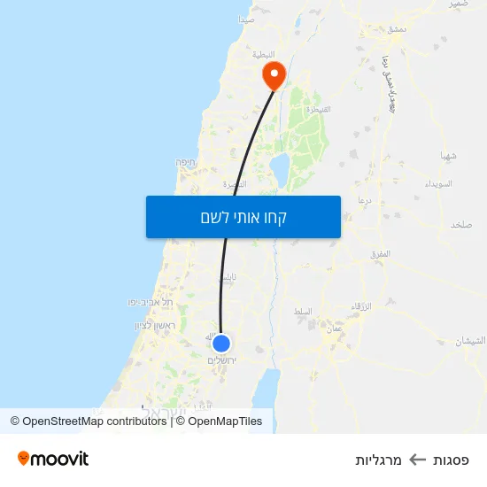 מפת פסגות למרגליות