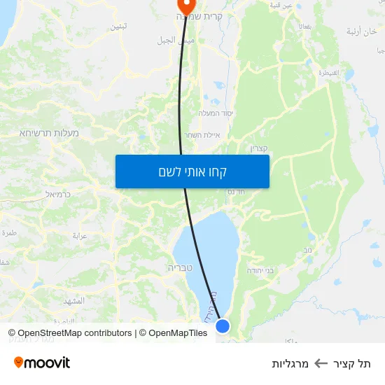 מפת תל קציר למרגליות