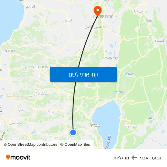 מפת גבעת אבני למרגליות