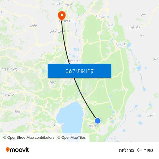 מפת גשור למרגליות