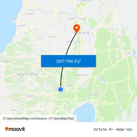 מפת כפר שמאי למרגליות