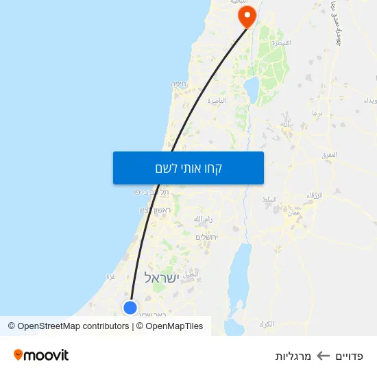 מפת פדויים למרגליות