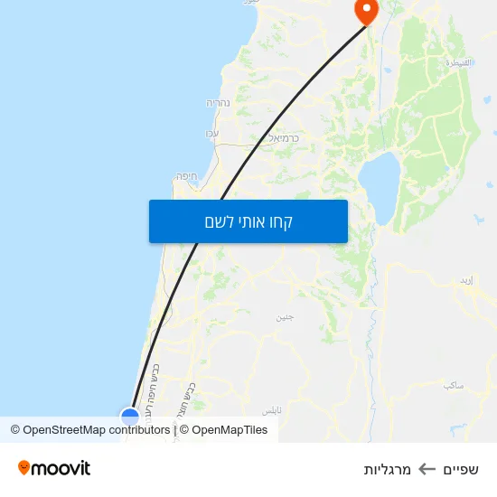 מפת שפיים למרגליות