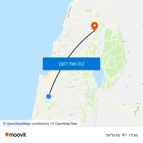 מפת מגידו למרגליות