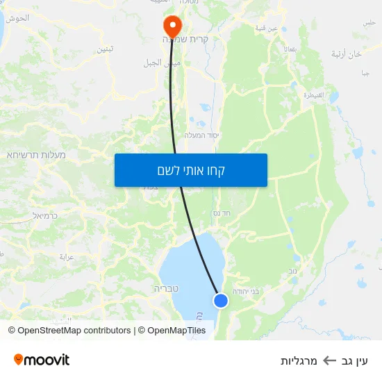 מפת עין גב למרגליות