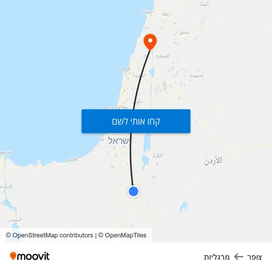 מפת צופר למרגליות